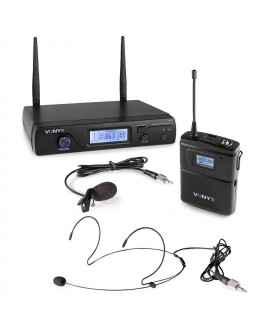 Vonyx WM61B Wirel.Micro UHF 16 Ch 1 Bodyp Empfänger