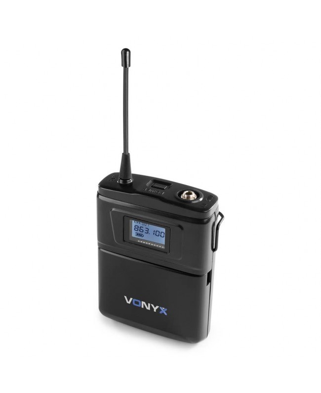 Vonyx WM61B Wirel.Micro UHF 16 Ch 1 Bodyp Ricevitori