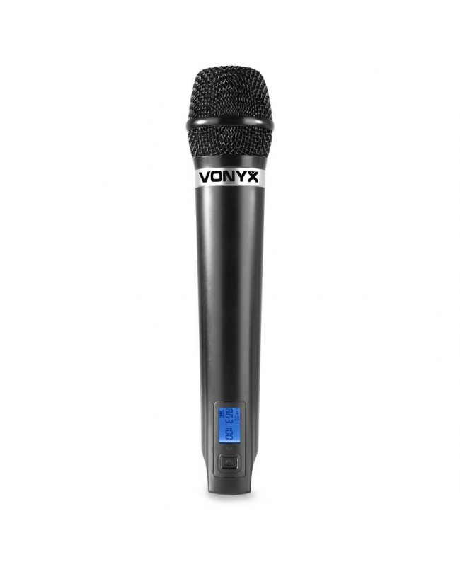 Vonyx WM62 Wirel.Micro UHF 16 Ch 2 Micro Ricevitori