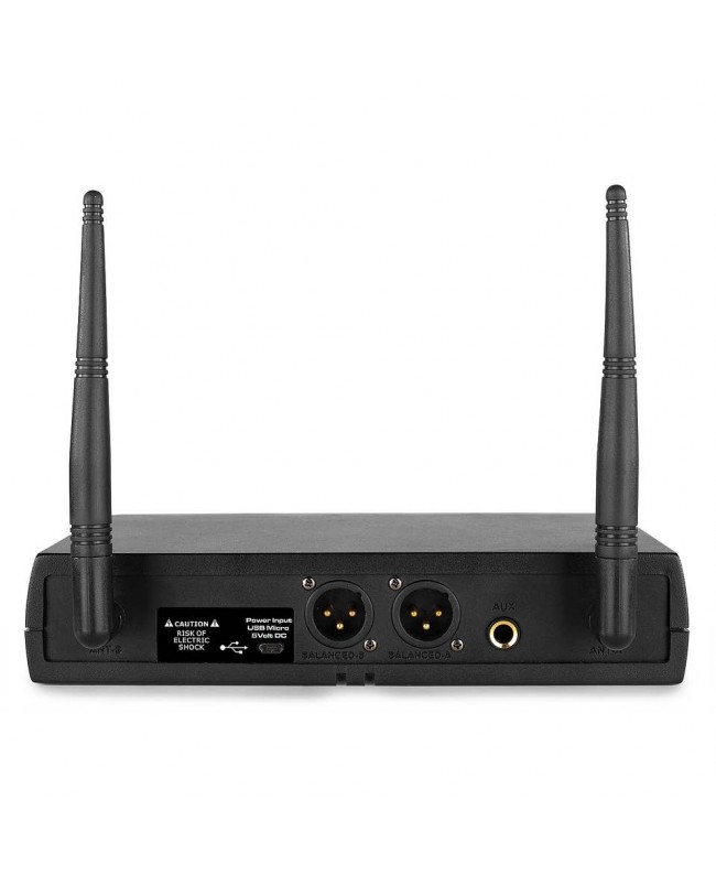 Vonyx WM62B Wirel.Micro UHF 16 Ch 2 Bodyp Ricevitori