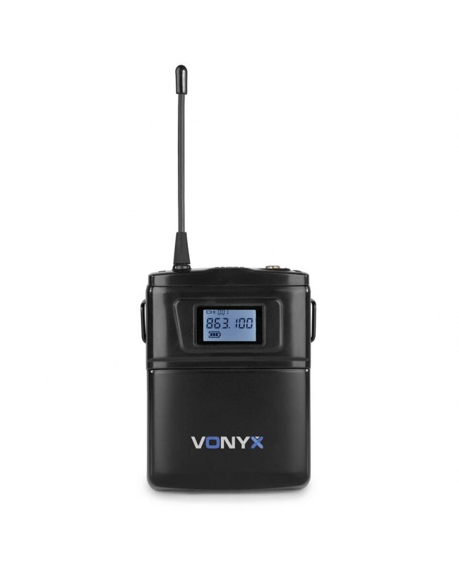 Vonyx WM60B Bodypack +Heads. WM6 series Transmitters