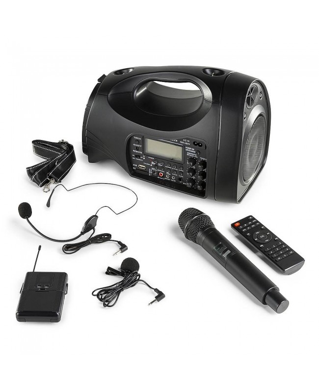 Vonyx ST016 Personal PA Wireless system UHF Battery powered PA