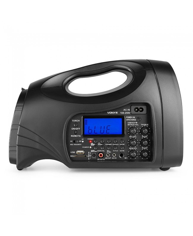 Vonyx ST016 Personal PA Wireless system UHF Battery powered PA