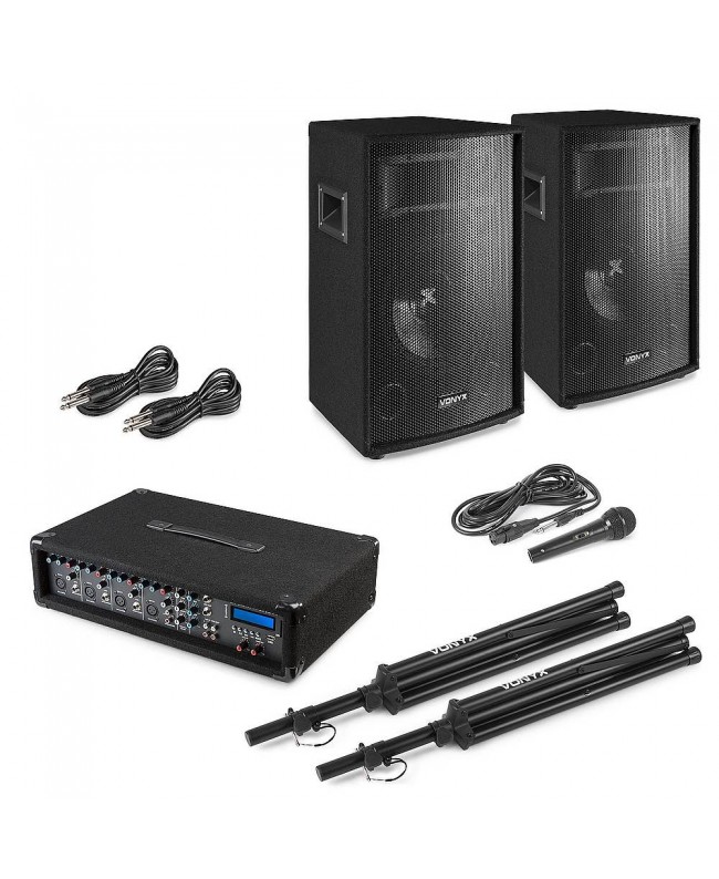 Vonyx VX210 Full Sound System BT Komplette PA-Systeme