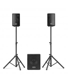 Vonyx VX0812BT set 12sub BT+ 2Top8wood Complete PA Systems