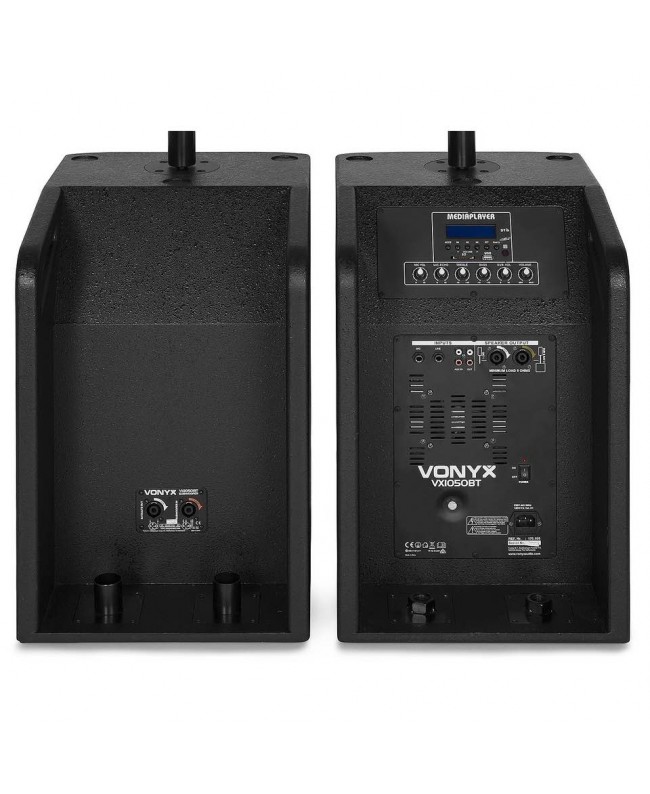 Vonyx VX1050BT 2+2 Act.System2x12sub+tops Complete PA Systems