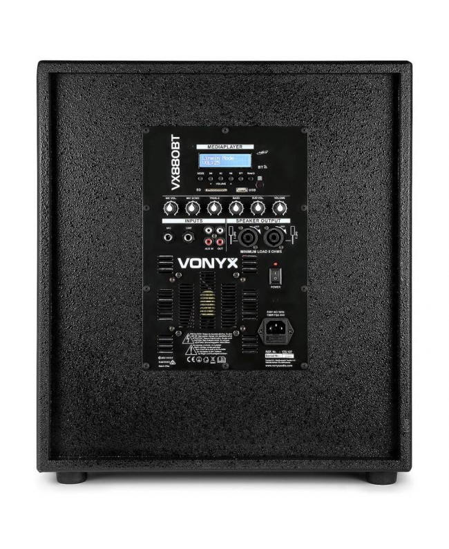Vonyx VX880BT 2.1 Act.System 15sub+2 top Komplette PA-Systeme