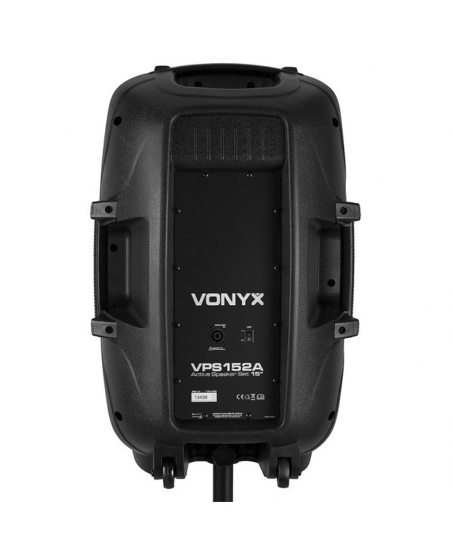Vonyx VPS152A ActSpeakSet15LED and Stands Complete PA Systems