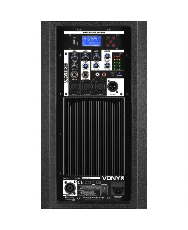 Vonyx VSA150S Act Stereo SpeakerSet 15 BT Casse Attive