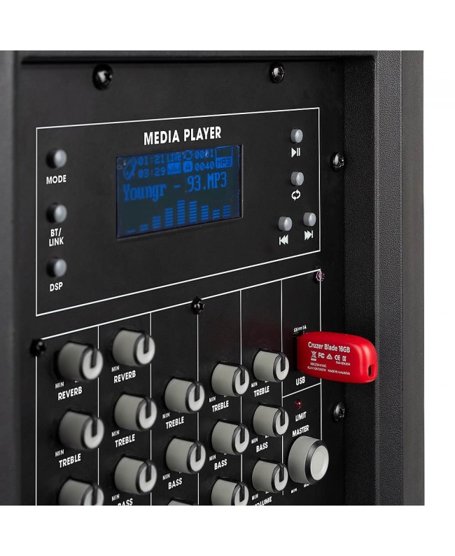 Vonyx VX822 Säulenlautsprechersystem Komplette PA-Systeme