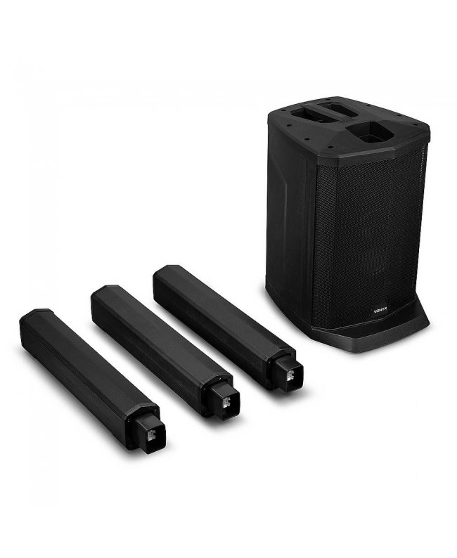 Vonyx VX808B Column Speaker System Batt Sistemi PA Completi