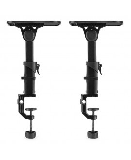 Vonyx SMS32 Mon.StandSet Neigungsklemme 28cm Stative für Lautsprecher