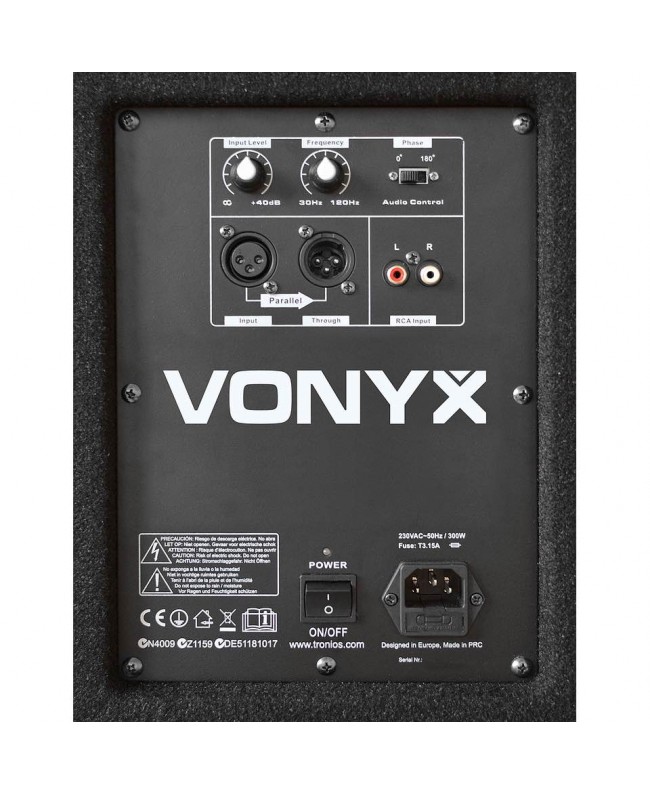 Vonyx SWA15 PA Act.Sub 15 600W Subwoofer Attivi
