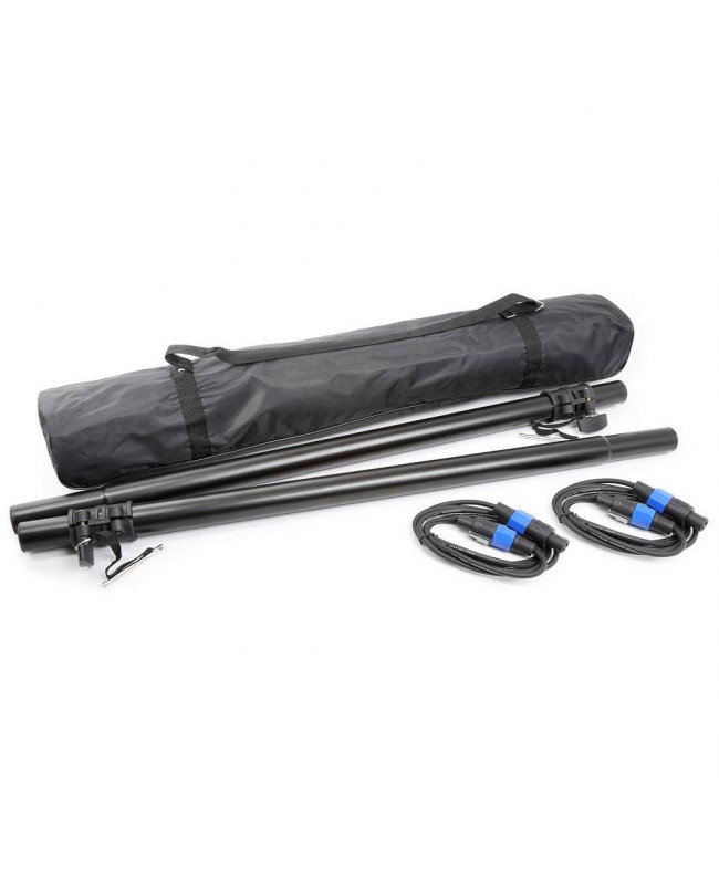 Vonyx LST06 Set Conn.Tube0.9-1.5m,NL4,bag Speaker Supports