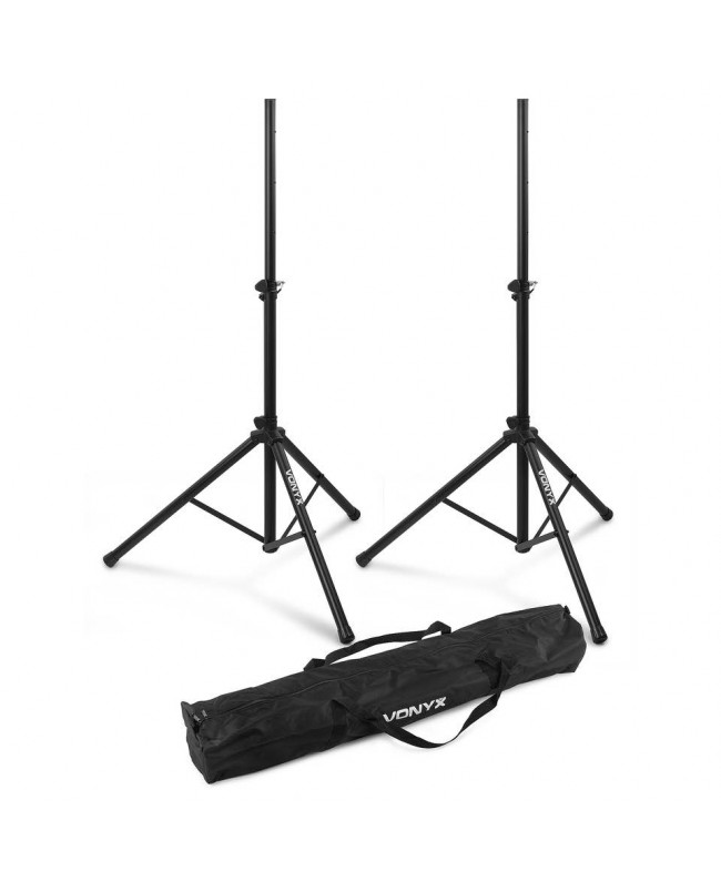 Vonyx LS01K Kit 2xSpeak.Stand,Bag1.8m30kg Speaker Supports