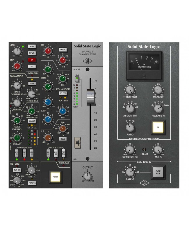 UNIVERSAL AUDIO Pacchetto console UAD serie SSL 4000 Plugins audio & effetti