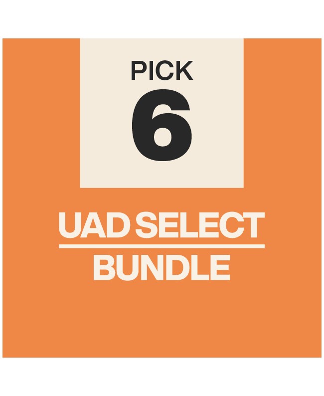 UNIVERSAL AUDIO UAD Select 6 Plugins audio & effetti