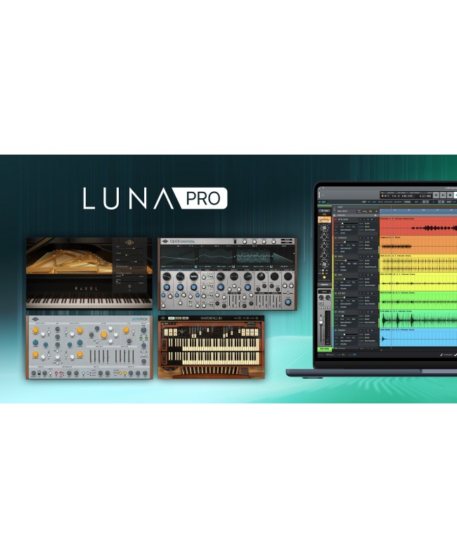 UNIVERSAL AUDIO UAD LUNA Pro Bundle 2 Plugins audio & effetti