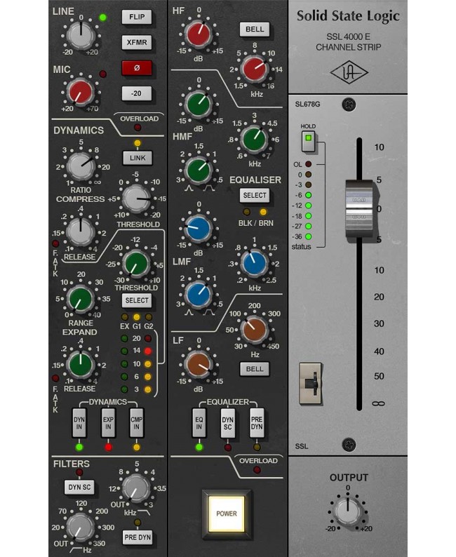UNIVERSAL AUDIO UAD SSL 4000 E Channel Strip Audio & Effect Plug-Ins
