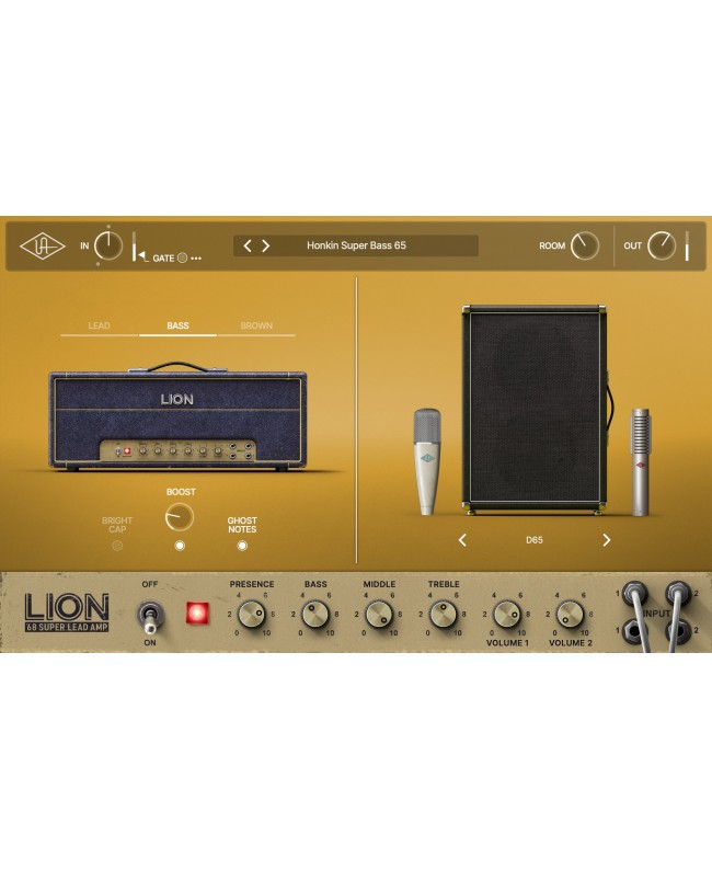 UNIVERSAL AUDIO UAD Lion '68 Super Lead Amp Audio- & Effektplugins