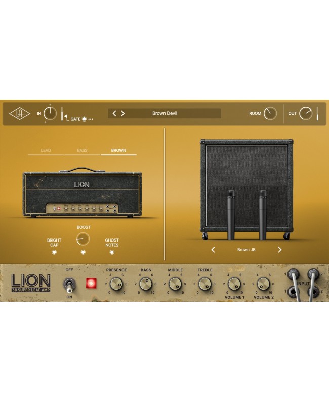 UNIVERSAL AUDIO UAD Lion '68 Super Lead Amp Plugins audio & effetti