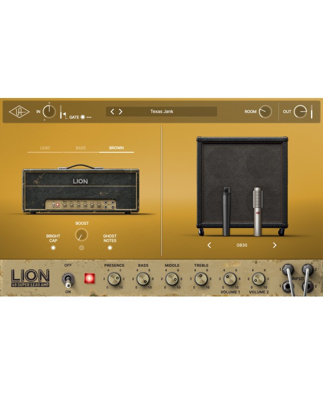 UNIVERSAL AUDIO UAD Lion '68 Super Lead Amp Plugins audio & effetti