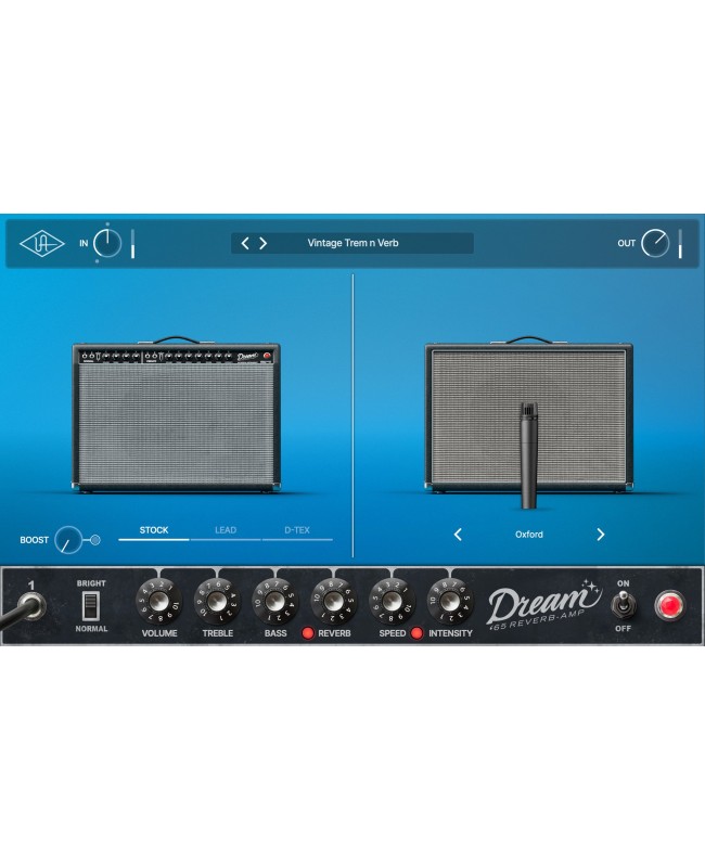 UNIVERSAL AUDIO UAD Dream '65 Reverb Amp Audio- & Effektplugins