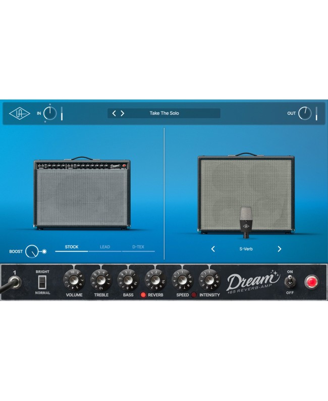 UNIVERSAL AUDIO UAD Dream '65 Reverb Amp Audio & Effect Plug-Ins