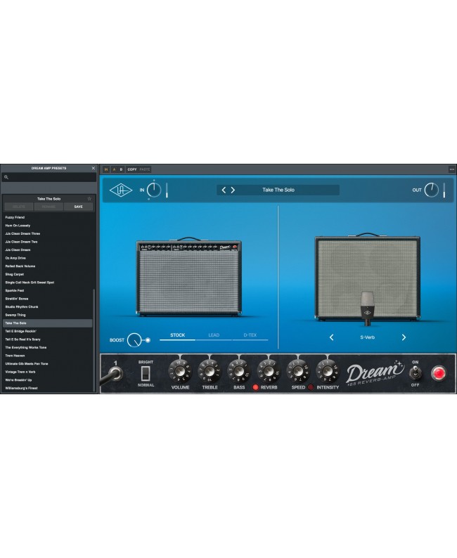 UNIVERSAL AUDIO UAD Dream '65 Reverb Amp Audio & Effect Plug-Ins