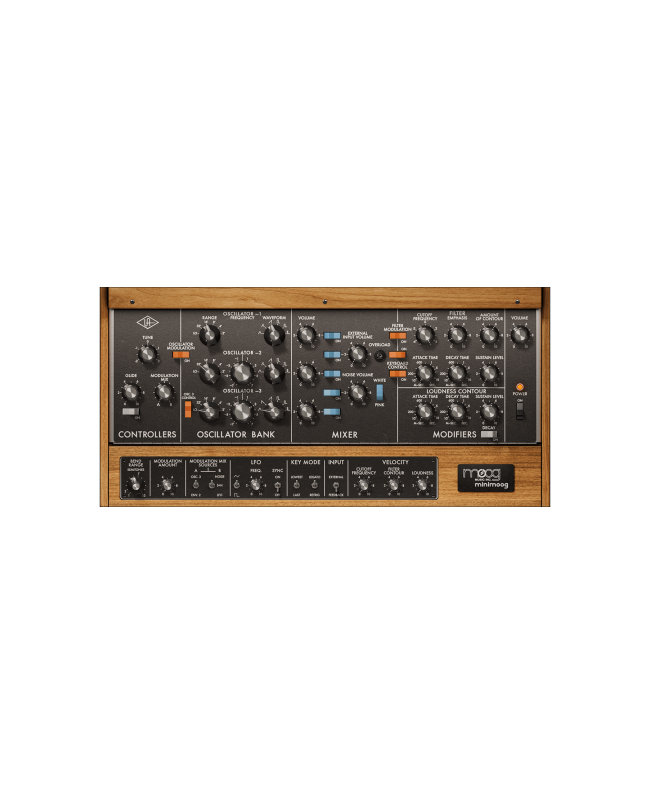 UNIVERSAL AUDIO UAD Moog Minimoog Virtual Instruments & Samplers