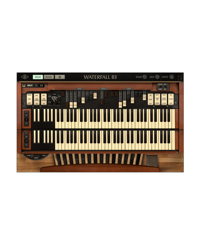 UNIVERSAL AUDIO UAD Waterfall B3 Organ Virtual Instruments & Samplers