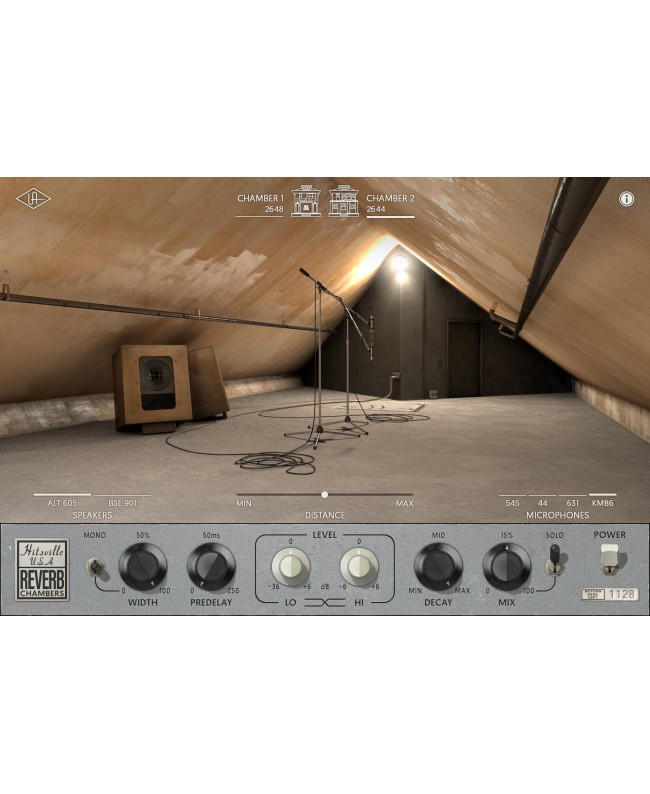 UNIVERSAL AUDIO UAD Hitsville Reverb Chambers Audio & Effect Plug-Ins