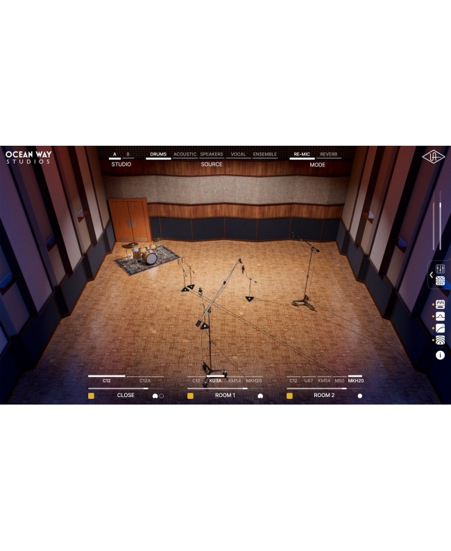 UNIVERSAL AUDIO UAD Ocean Way Studios Deluxe Plugins audio & effetti