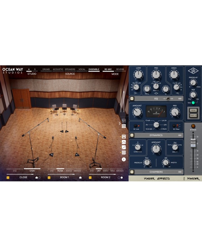 UNIVERSAL AUDIO UAD Ocean Way Studios Deluxe Audio- & Effektplugins