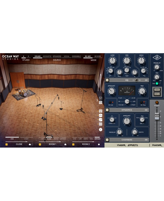 UNIVERSAL AUDIO UAD Ocean Way Studios Deluxe Plugins audio & effetti