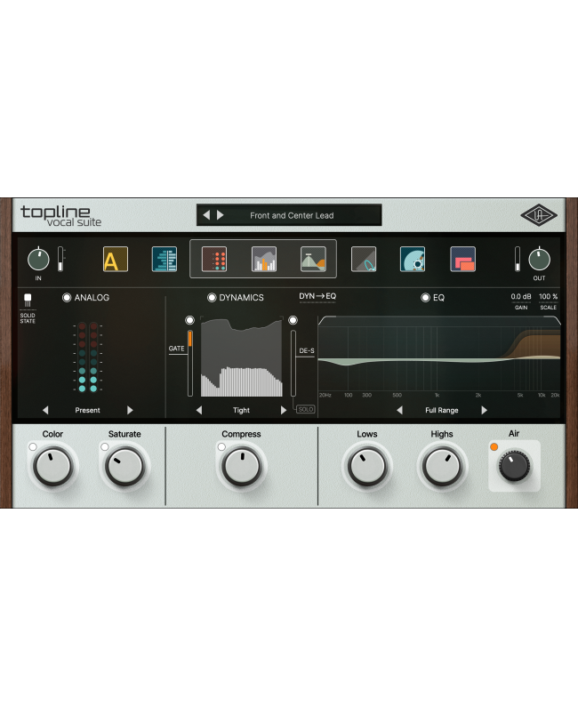 UNIVERSAL AUDIO UAD Topline Vocal Suite Plugins audio & effetti