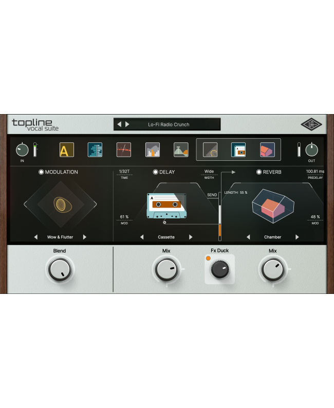 UNIVERSAL AUDIO UAD Topline Vocal Suite Plugins audio & effetti