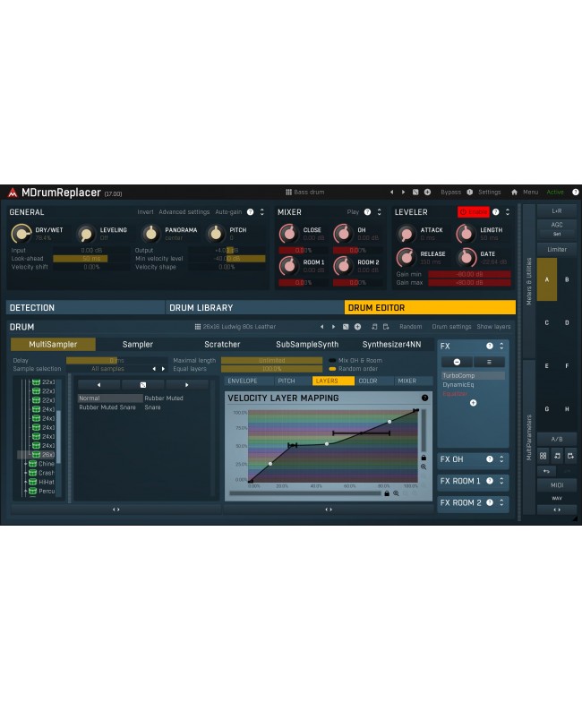 MELDA MDrumReplacer Audio- & Effektplugins