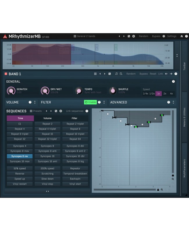 MELDA MRhythmizerMB Plugins audio & effetti