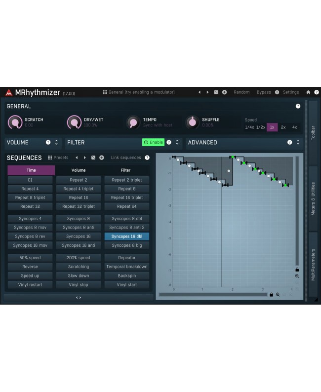 MELDA MRhythmizer Audio- & Effektplugins