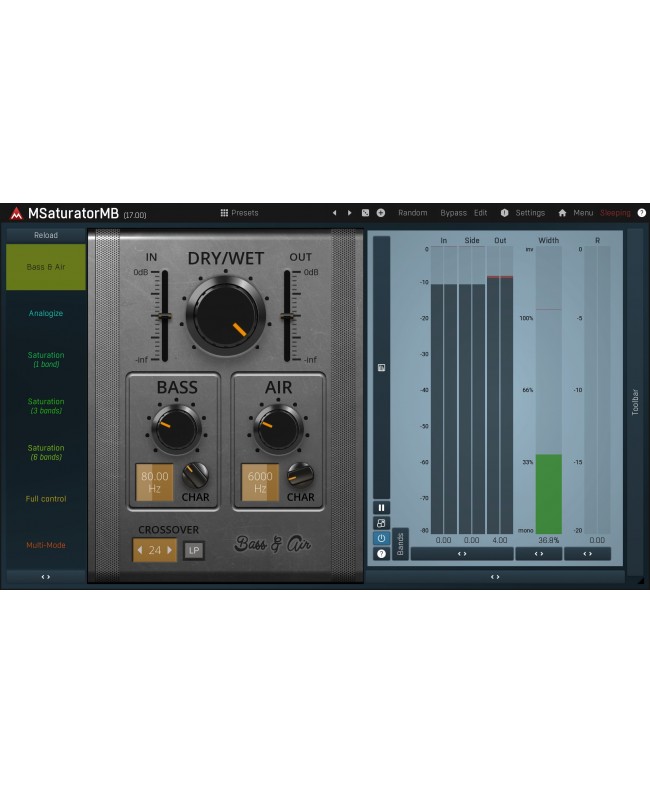 MELDA MSaturatorMB Audio- & Effektplugins