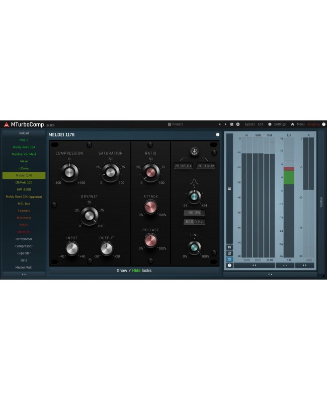MELDA MTurboCompLE Audio & Effect Plug-Ins