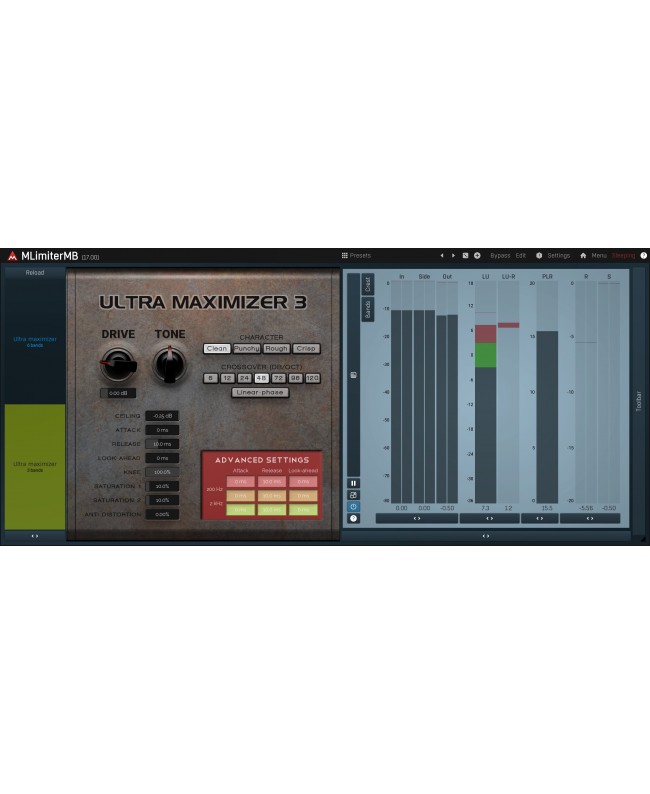 MELDA MLimiterMB Audio & Effect Plug-Ins