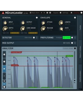 MELDA MDrumLeveler Plugins audio & effetti
