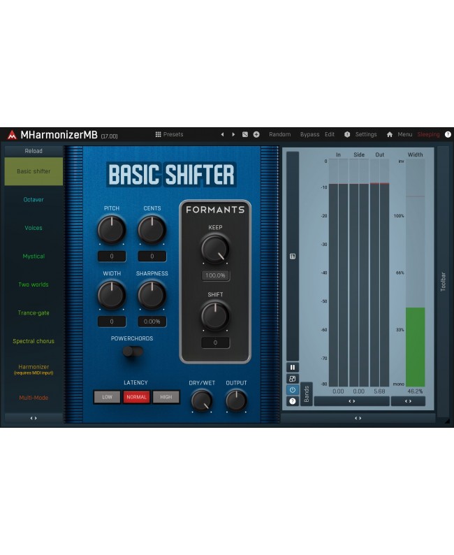 MELDA MHarmonizerMB Plugins audio & effetti