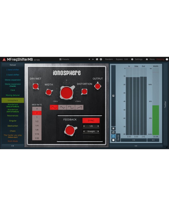 MELDA MFreqShifterMB Plugins audio & effetti