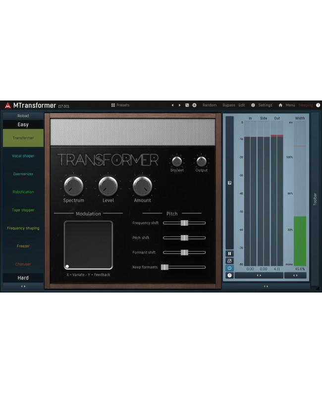 MELDA MTransformer Audio & Effect Plug-Ins