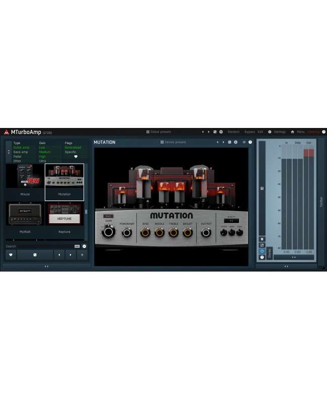 MELDA MTurboAmp Audio- & Effektplugins
