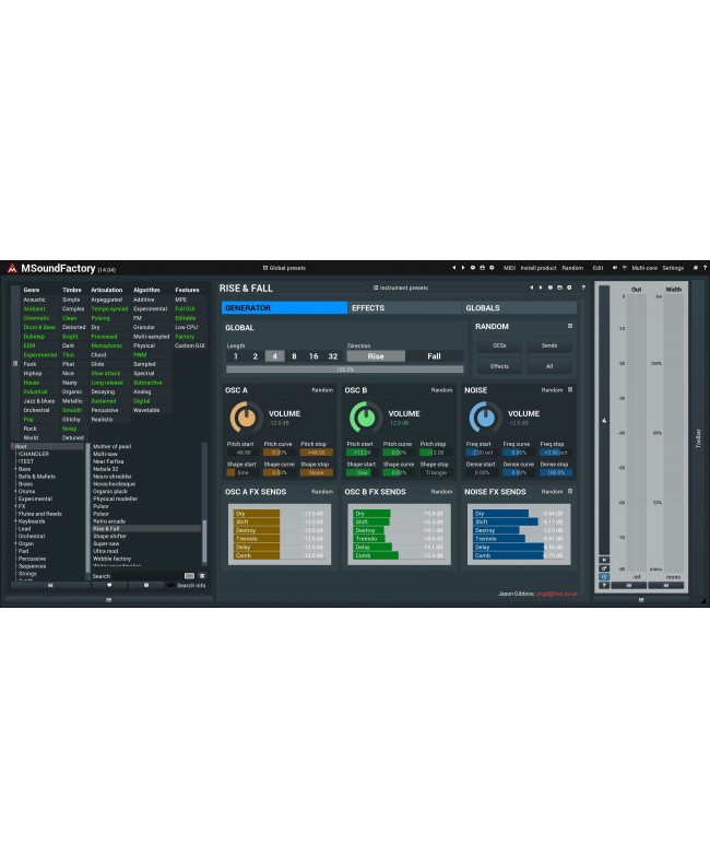 MELDA MSoundFactoryLE Virtuelle Instrumente & Sampler