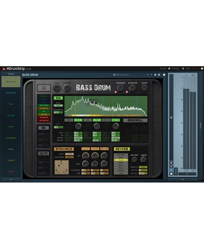 MELDA MDrumStrip Virtual Instruments & Samplers